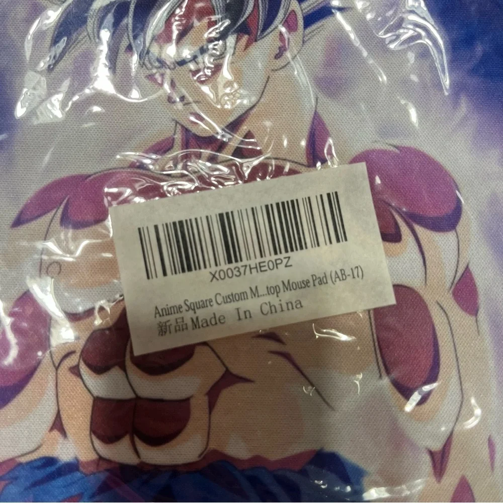 Dragonball Z Goku Anime Black and Blue Computer Mouse Pad